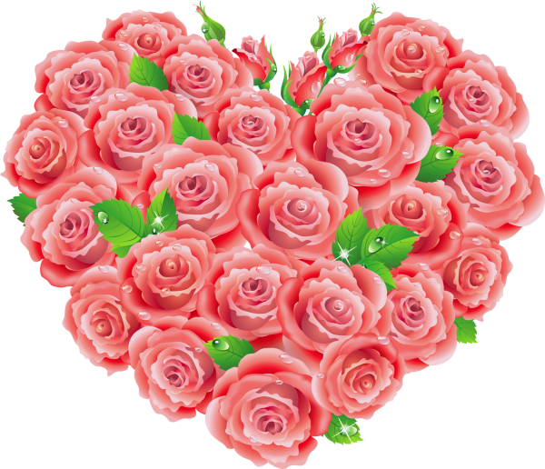 Сердечки цветочки