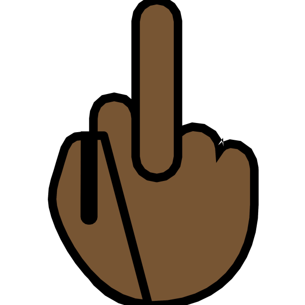 Средний палец эмодзи