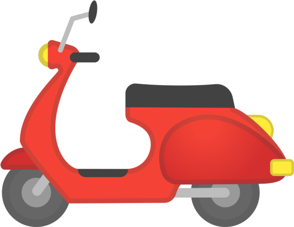 Мотоцикл мультяшный