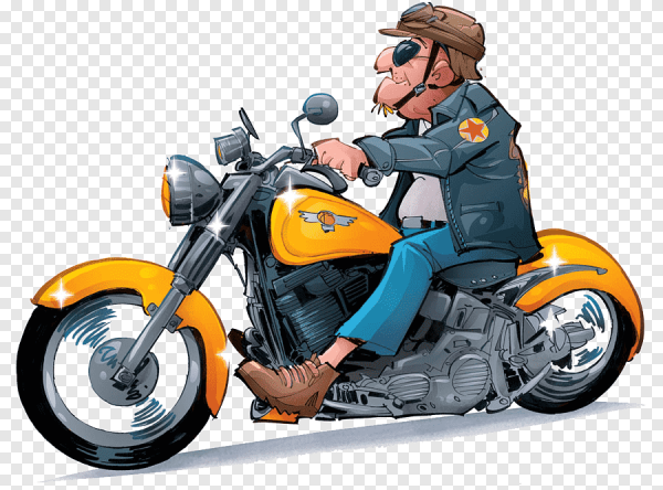 Смайлик на велосипеде