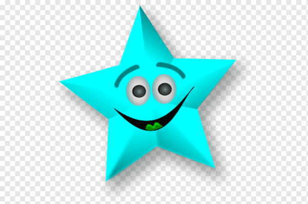 Смайлики звездочки разноцветные