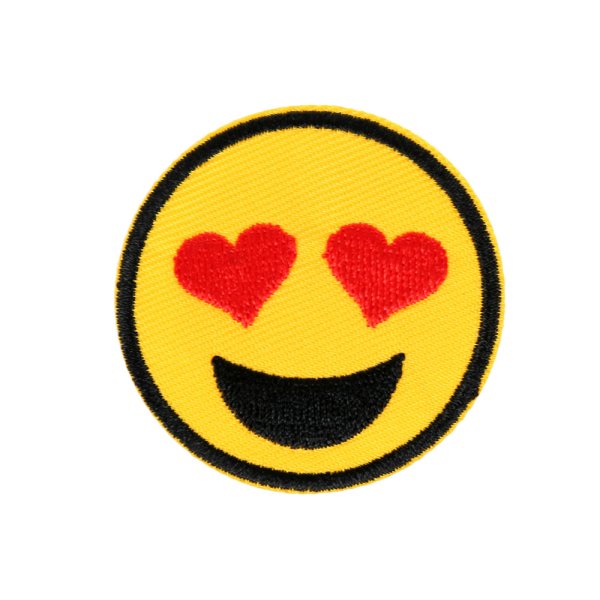 Аппликации из ткани смайлики