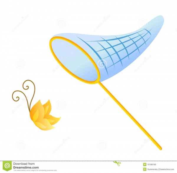 Сачок на прозрачном фоне