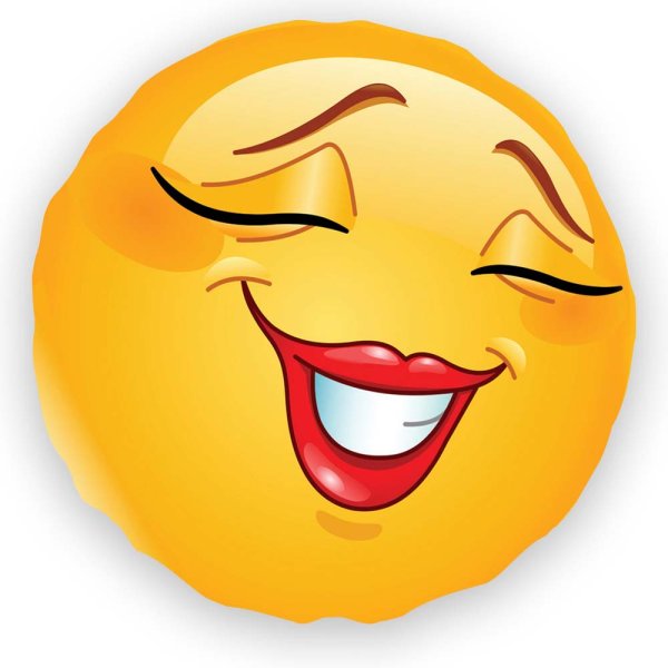 Смайлик застенчивая улыбка