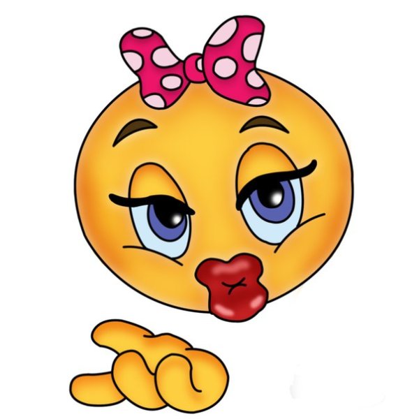 Смайлик девочка