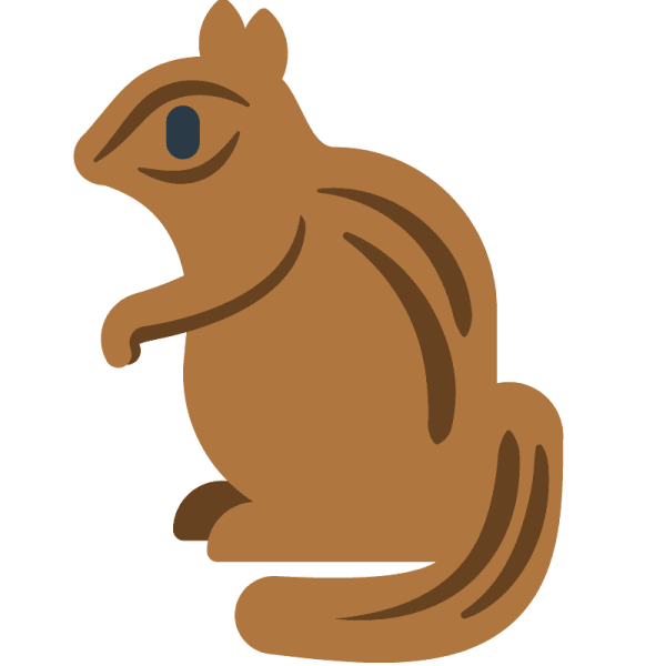 Эмодзи бурундук