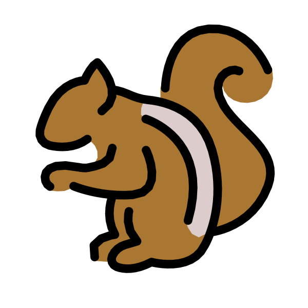 Эмодзи Бельчонок