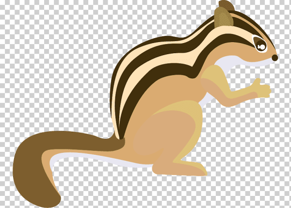 Стилизованный бурундук