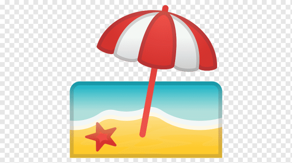 Пляж на белом фоне