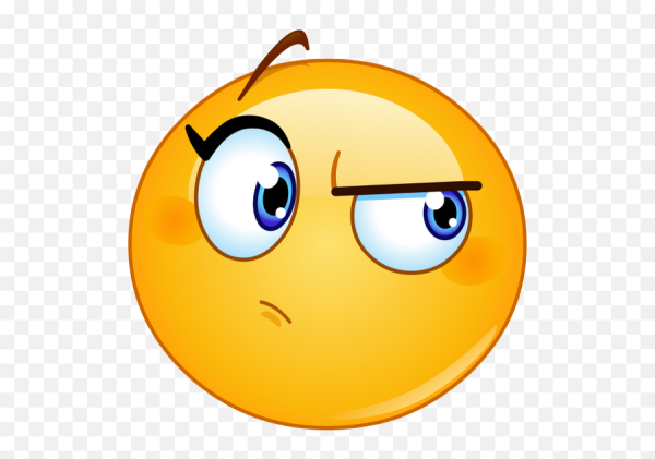 Смайлик с прищуренными глазами