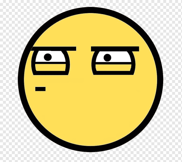 Задумчивый смайлик с моноклем