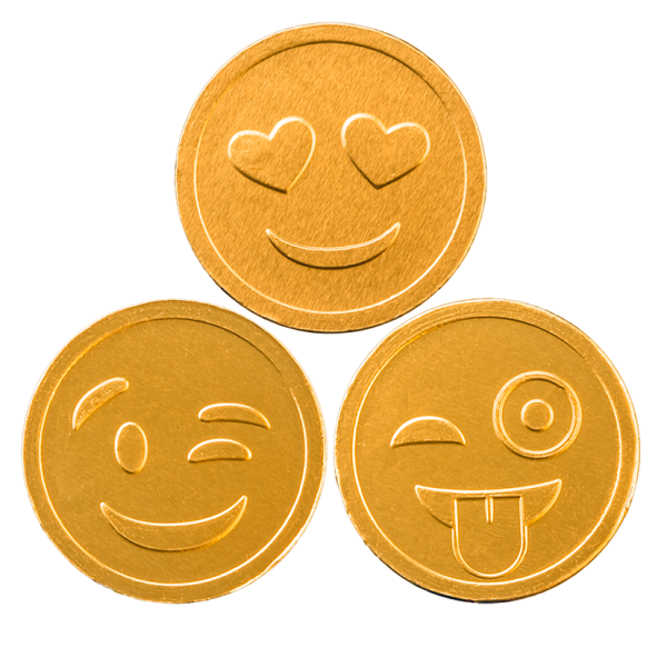 Золотая эмодзи Монетка