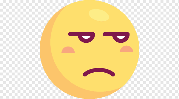 Смайлик с ровным ртом