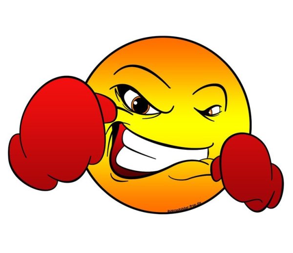 Смайлики дерутся