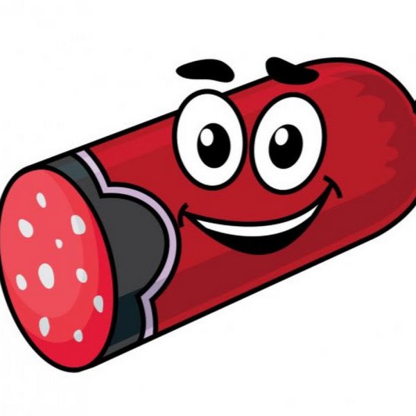 Колбаса мультяшный