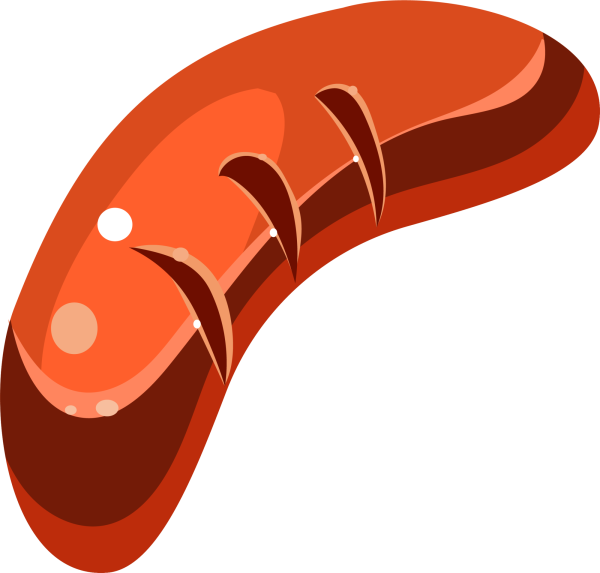 Колбаса вектор