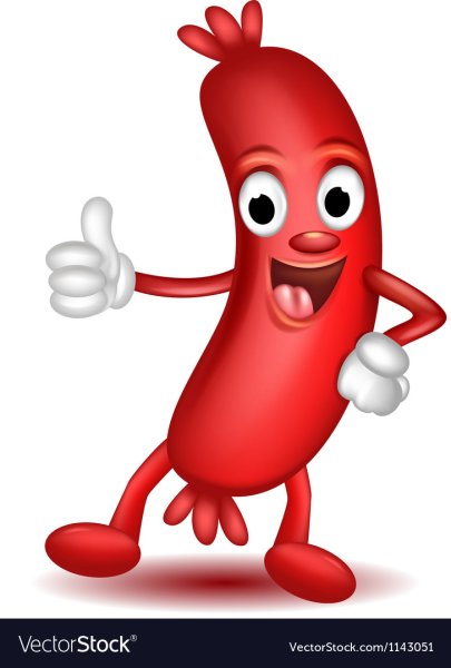 Сарделька с глазами