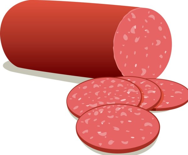 Колбаса мультяшный