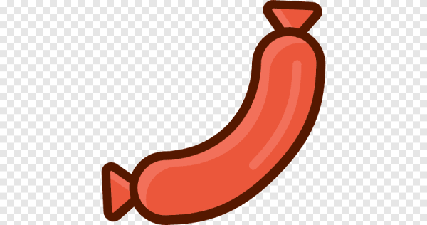 Сосиска мультяшная