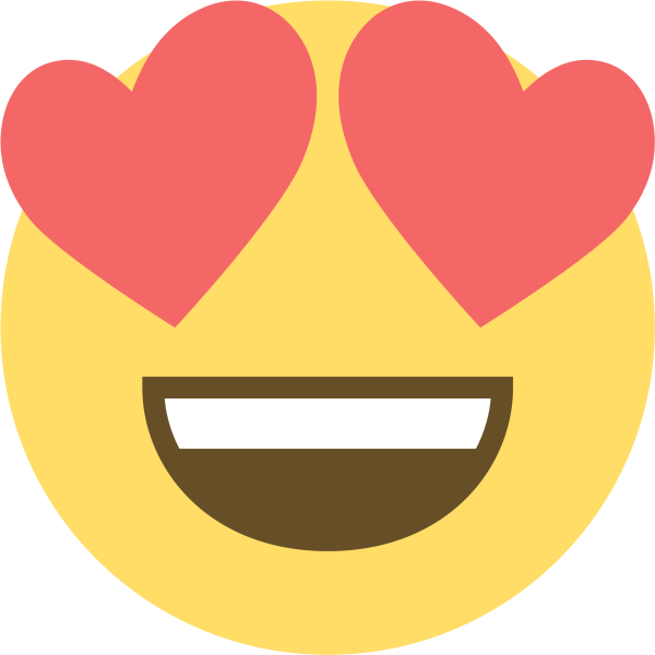 Влюблённый смайлик