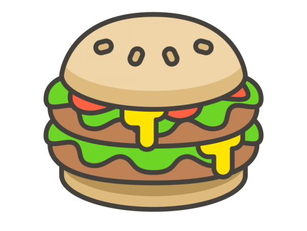 Бургер стикер