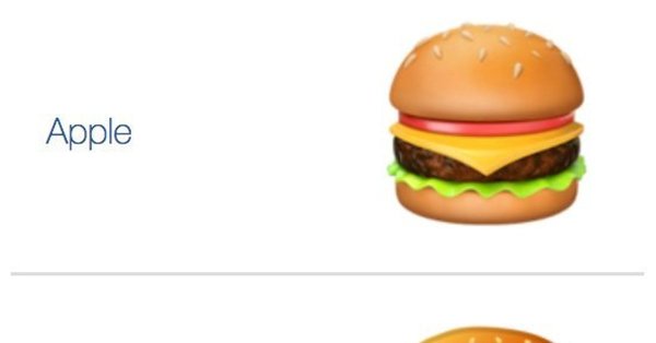 Смайлики айфон бургер