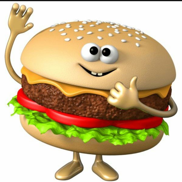 Мультяшные гамбургеры