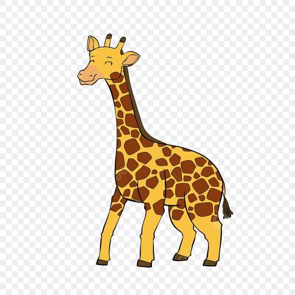 Улыбка жирафа рисунок