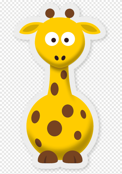 Морда жирафа для детей