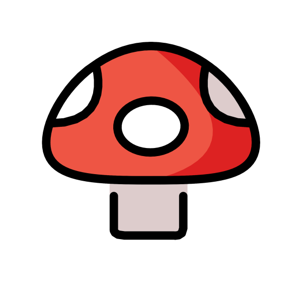 Смайл грибочек