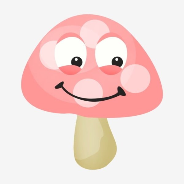 Смайл грибочек