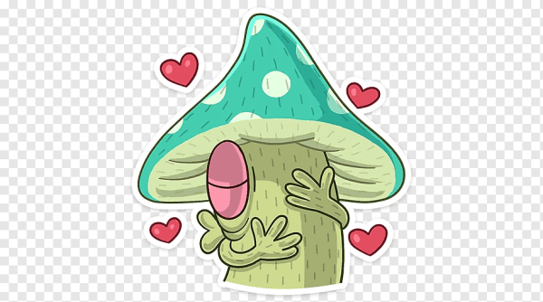 Стикеры грибочки