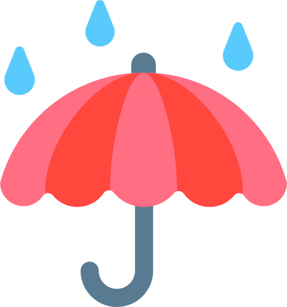 Эмодзи зонтик