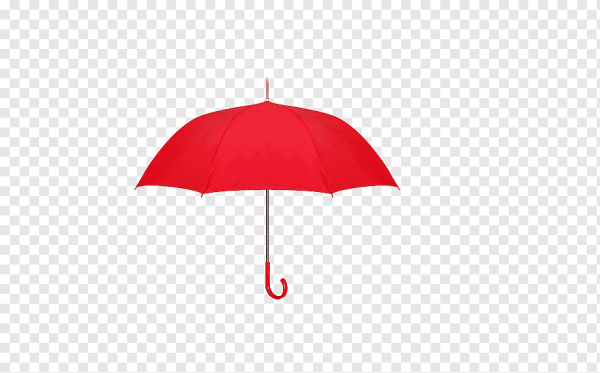 Зонт пиктограмма красный