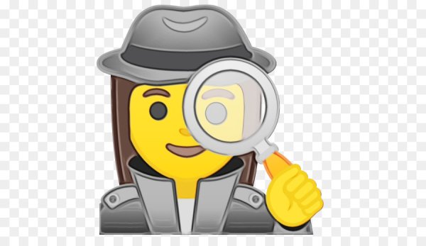 Смайлик с лупой