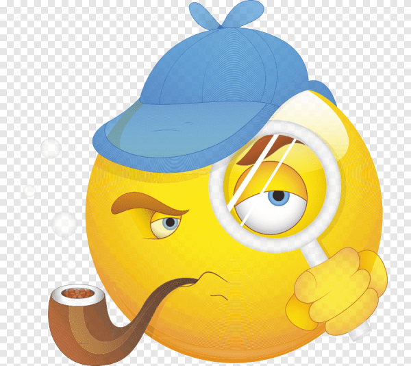 Смайл с лупой