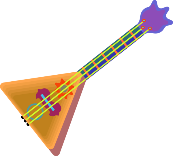 Балалайка рисунок