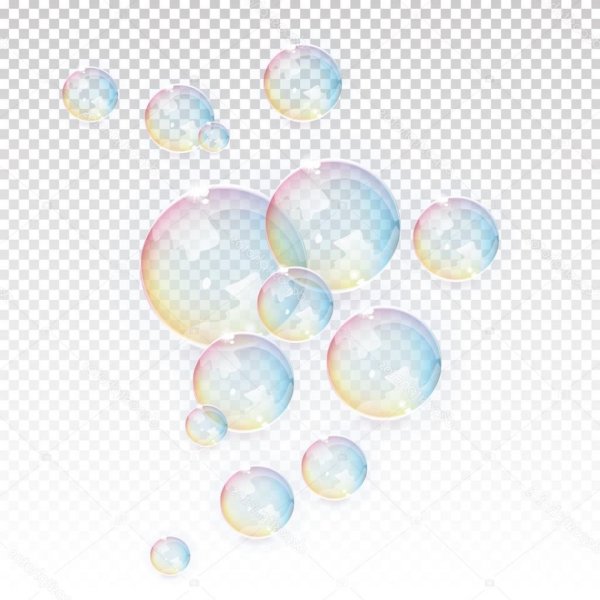 Наклейки мыльные пузыри