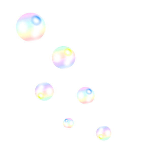 Мыльные пузыри на прозрачном фоне