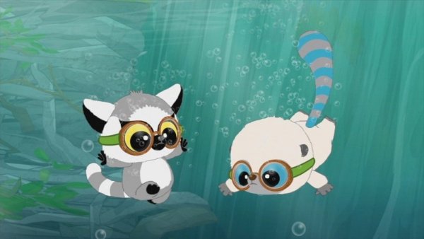 Мультик про лемуров Юху