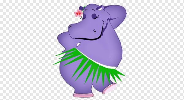 Детские картинки Бегемот