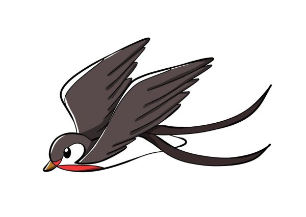 Ласточка рисунок