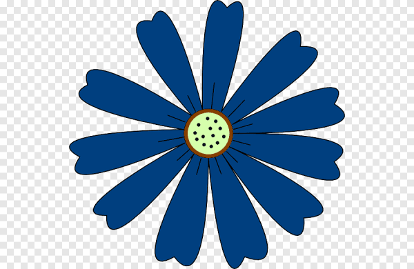 Василёк для детей цветные