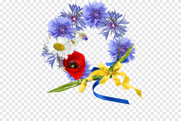 Васильки венок