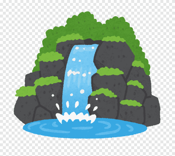 Водопад мультяшный