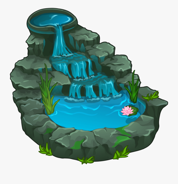 Водопад вектор