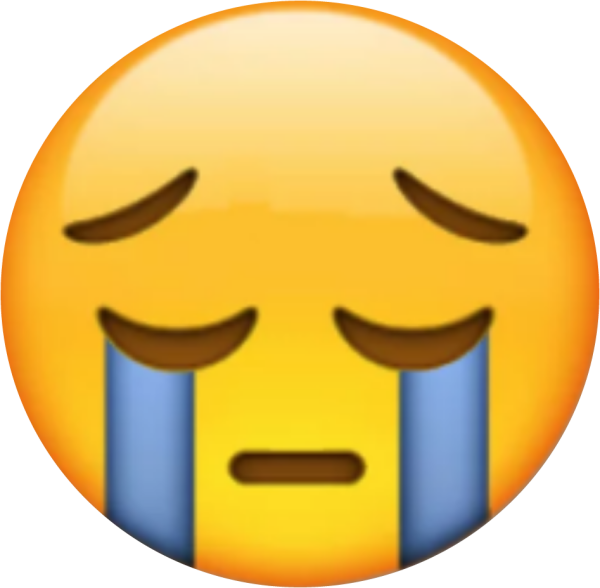 Плачущий смайлик ВК