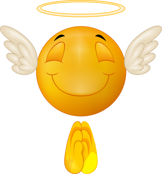 Смайлик ангел