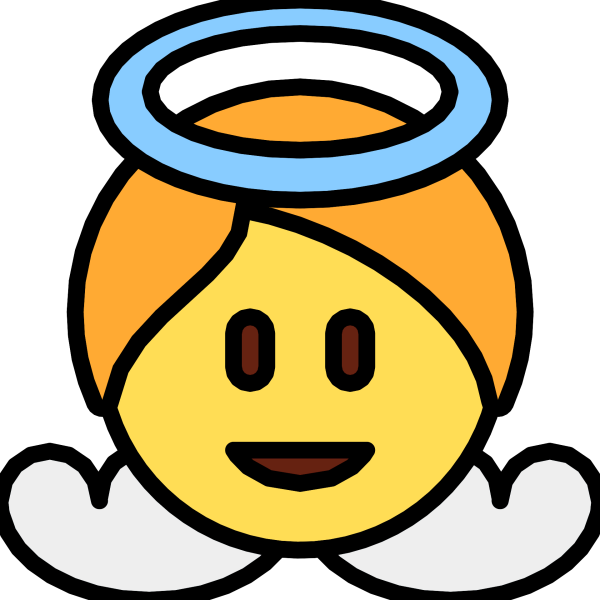 Эмодзи Ангелочек