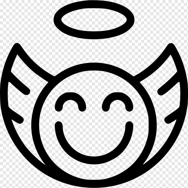 Смайлик ангел